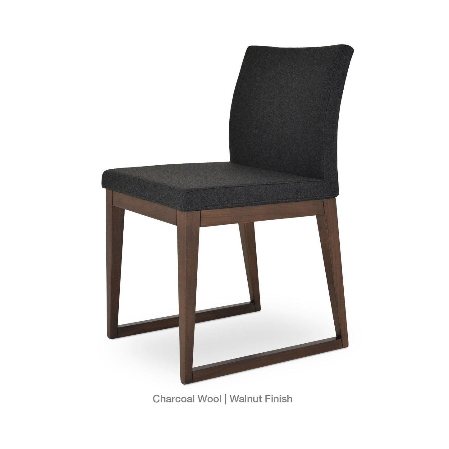ARIA SLED WOOD CHAIR