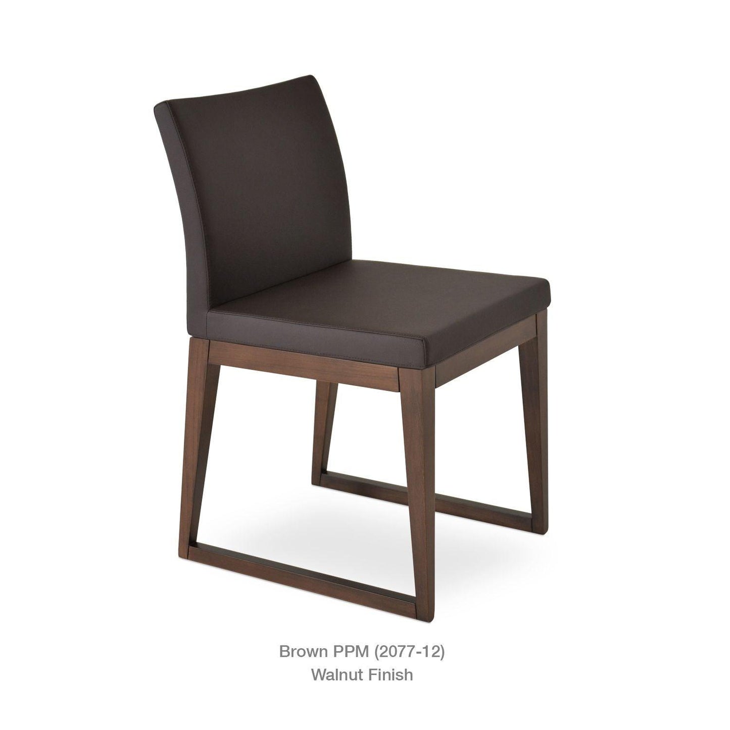 ARIA SLED WOOD CHAIR
