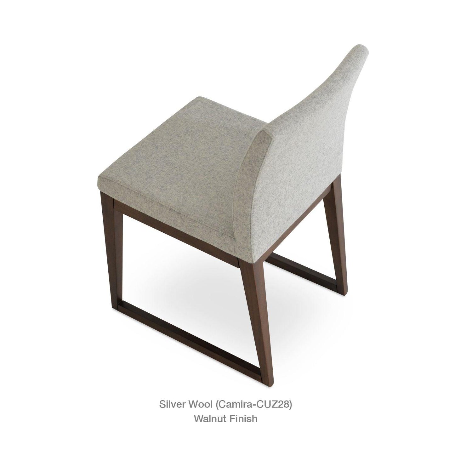 ARIA SLED WOOD CHAIR