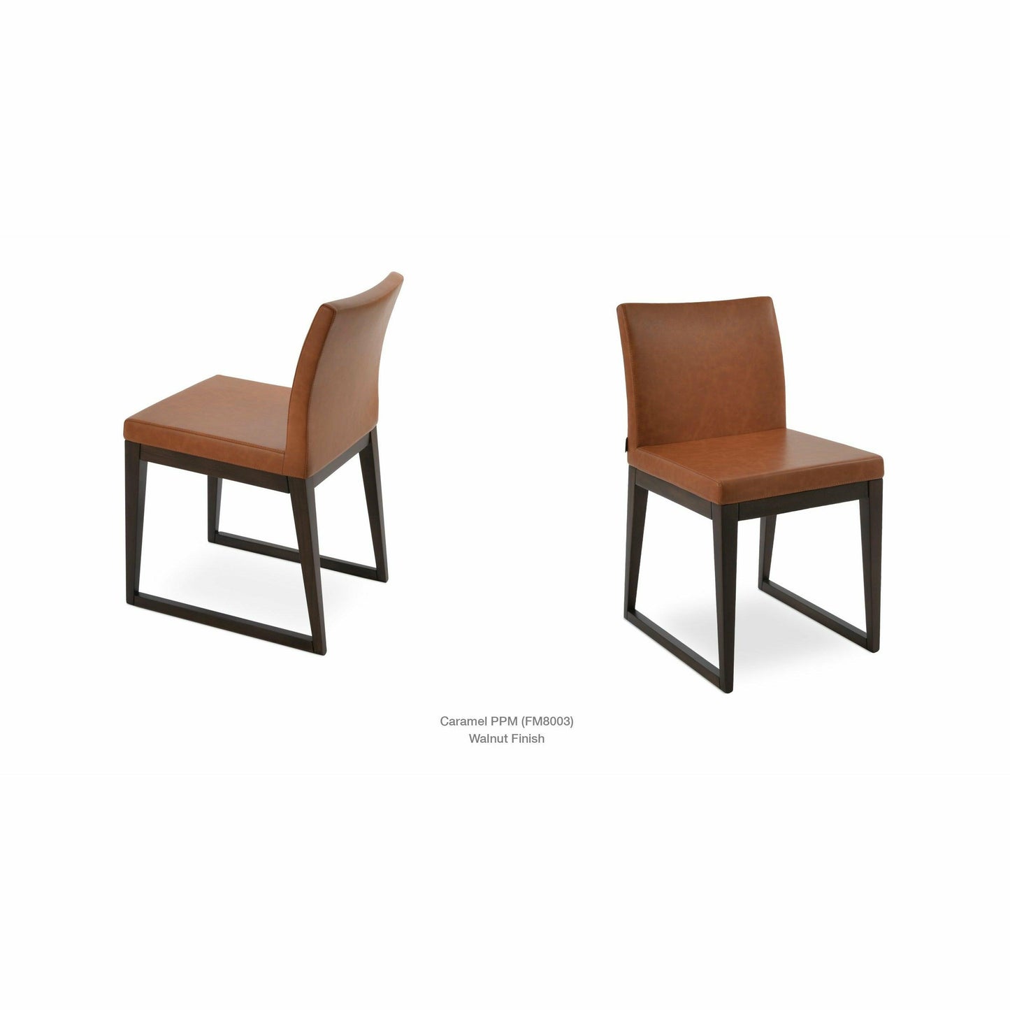 ARIA SLED WOOD CHAIR
