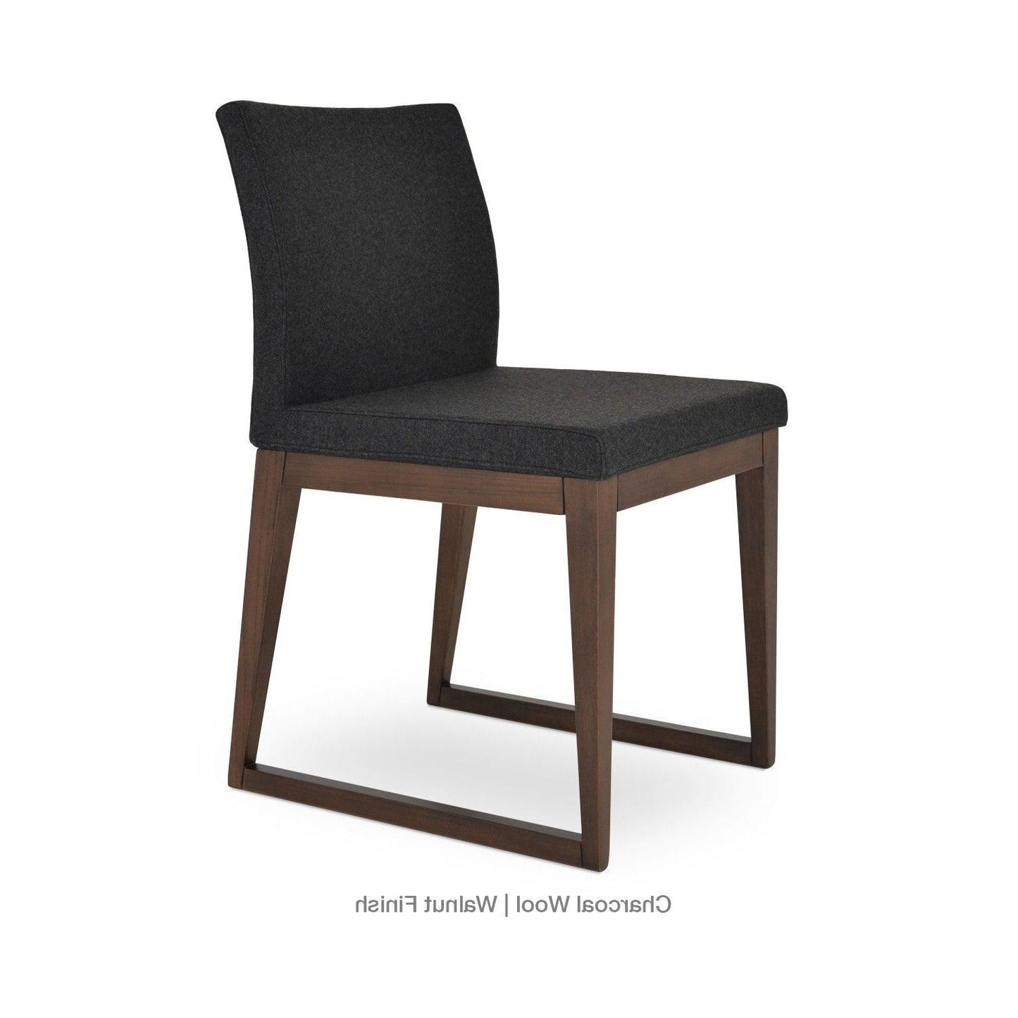 ARIA SLED WOOD CHAIR
