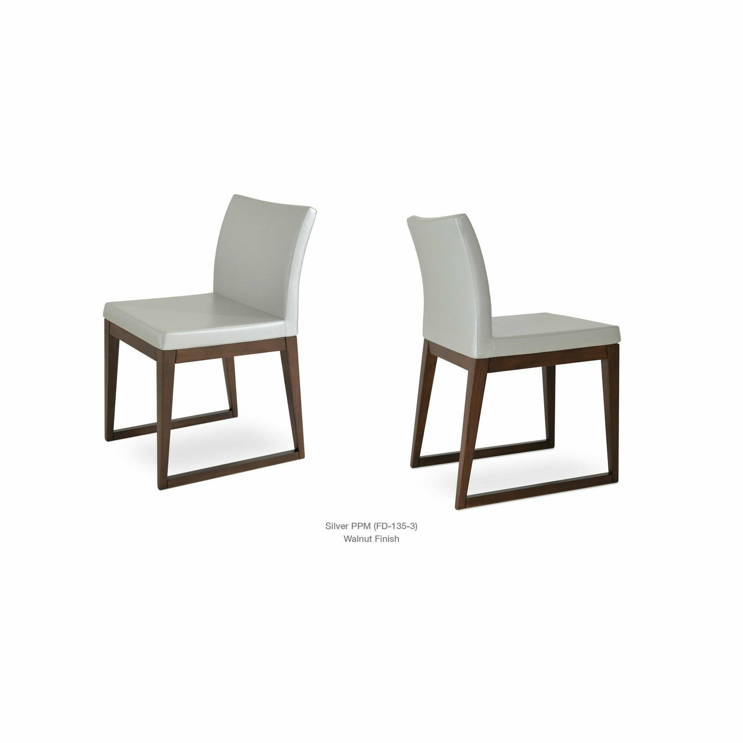 ARIA SLED WOOD CHAIR