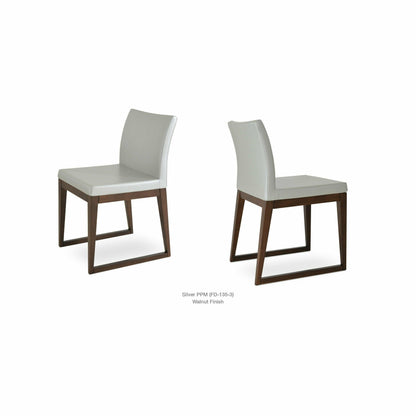 ARIA SLED WOOD CHAIR