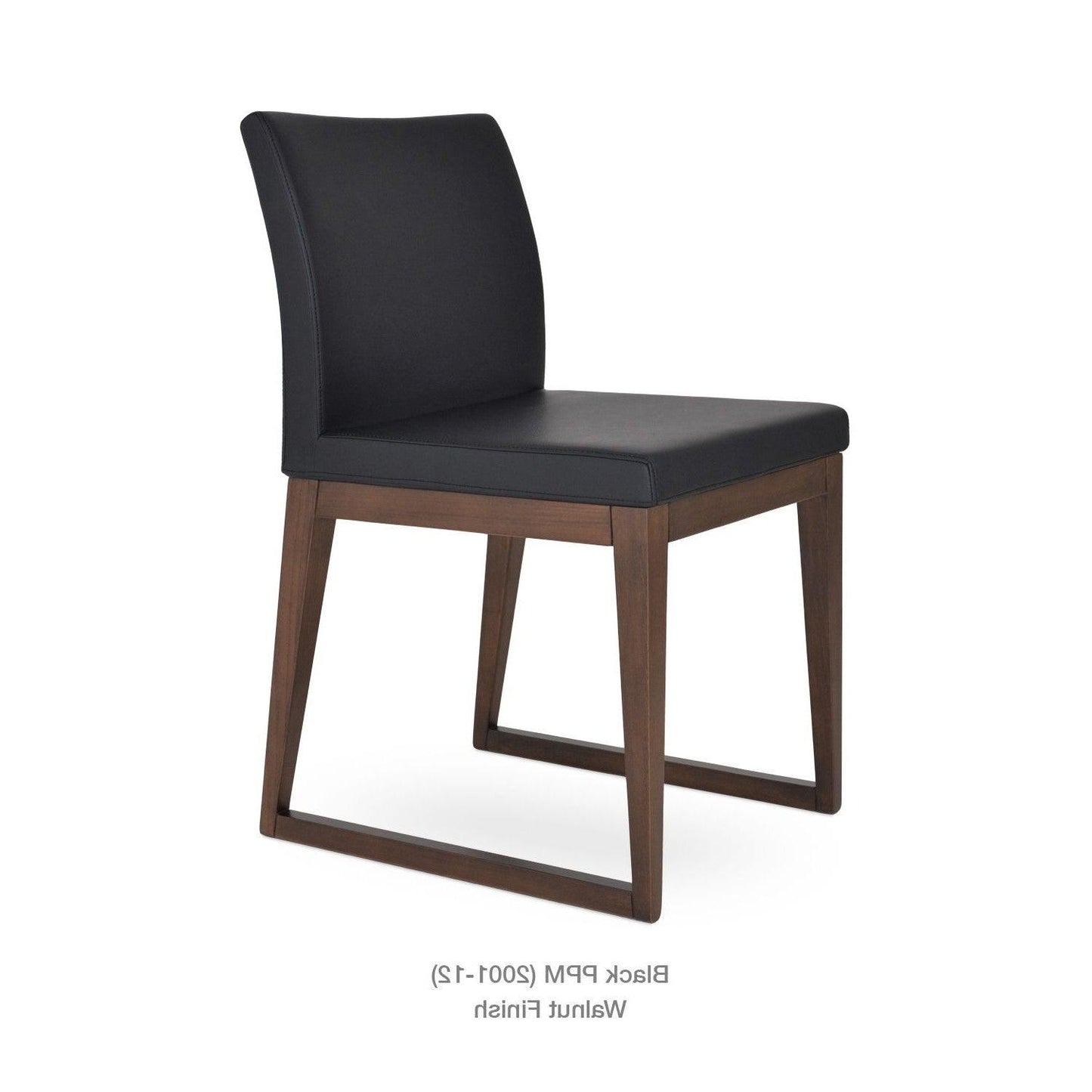 ARIA SLED WOOD CHAIR