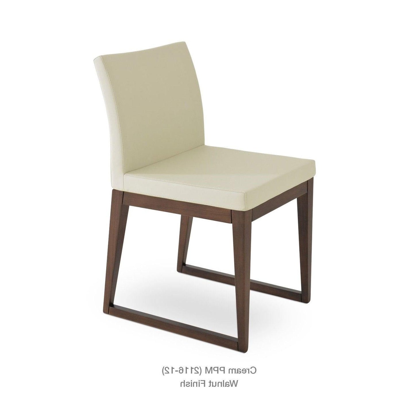 ARIA SLED WOOD CHAIR