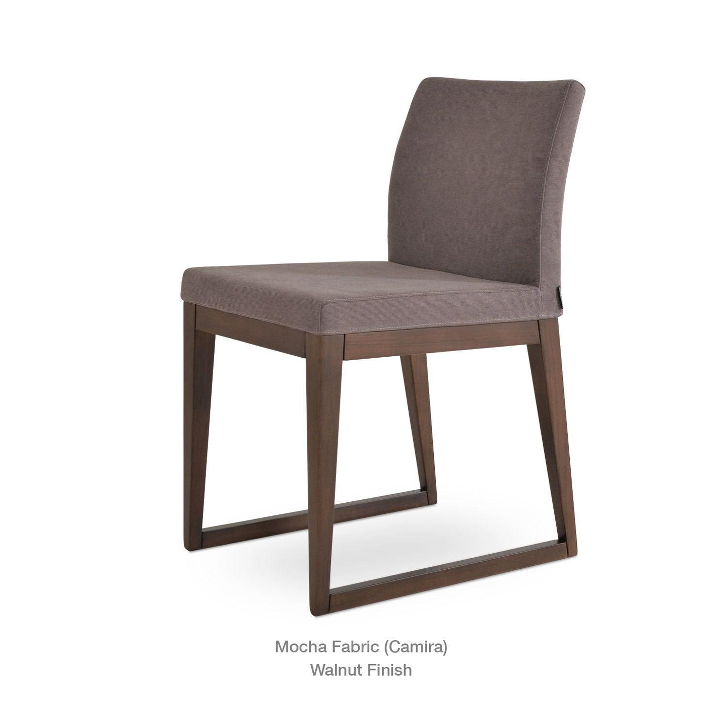 ARIA SLED WOOD CHAIR