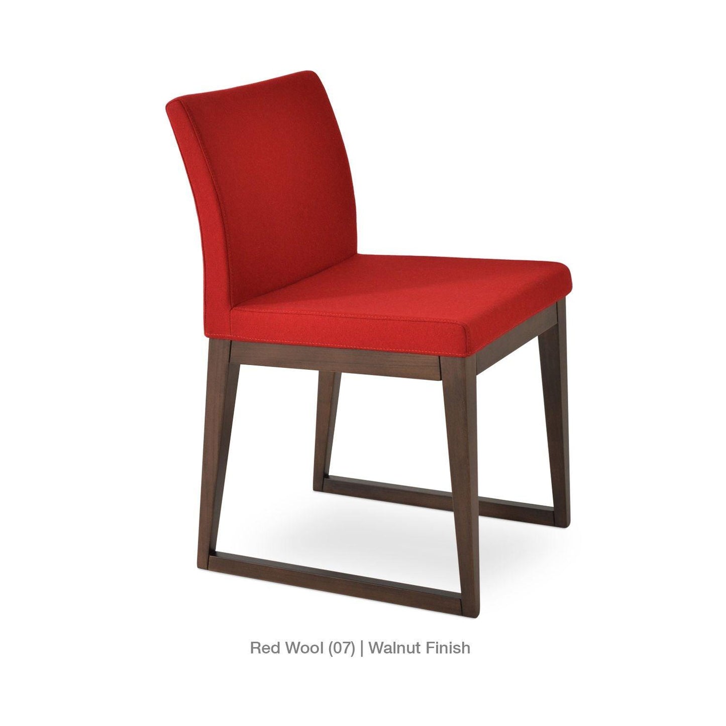 ARIA SLED WOOD CHAIR