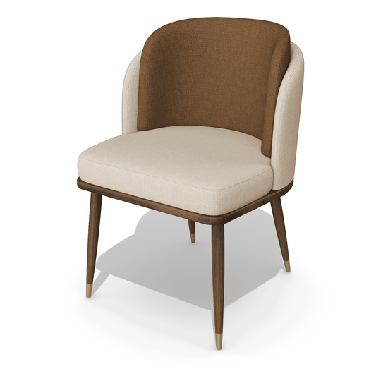 Ariane Walnut Wood Dining Chair