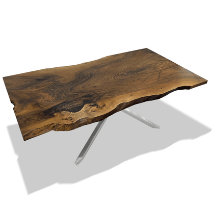 Astrea Live Edge Walnut Dining Table