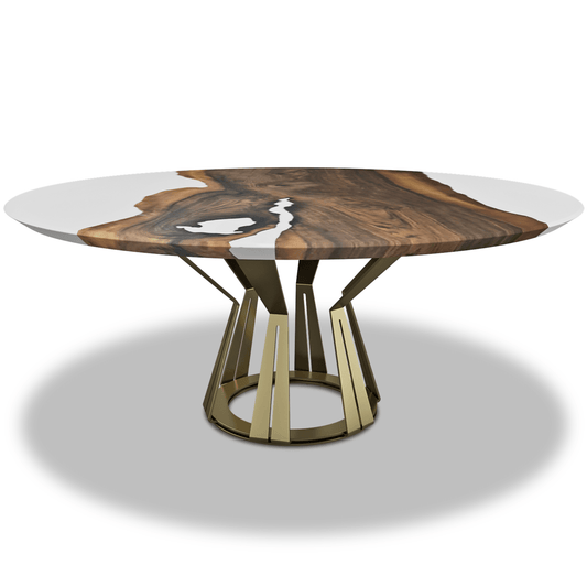 Atalante Walnut Round Table