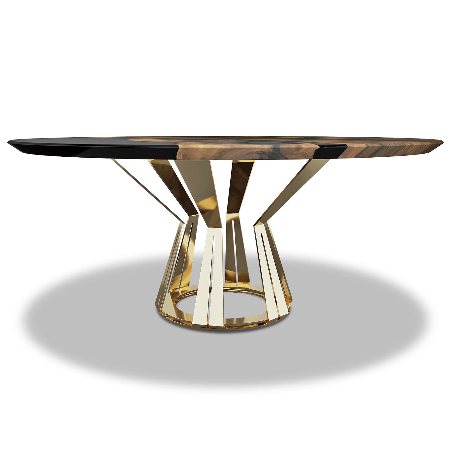 Atalante Walnut Round Table