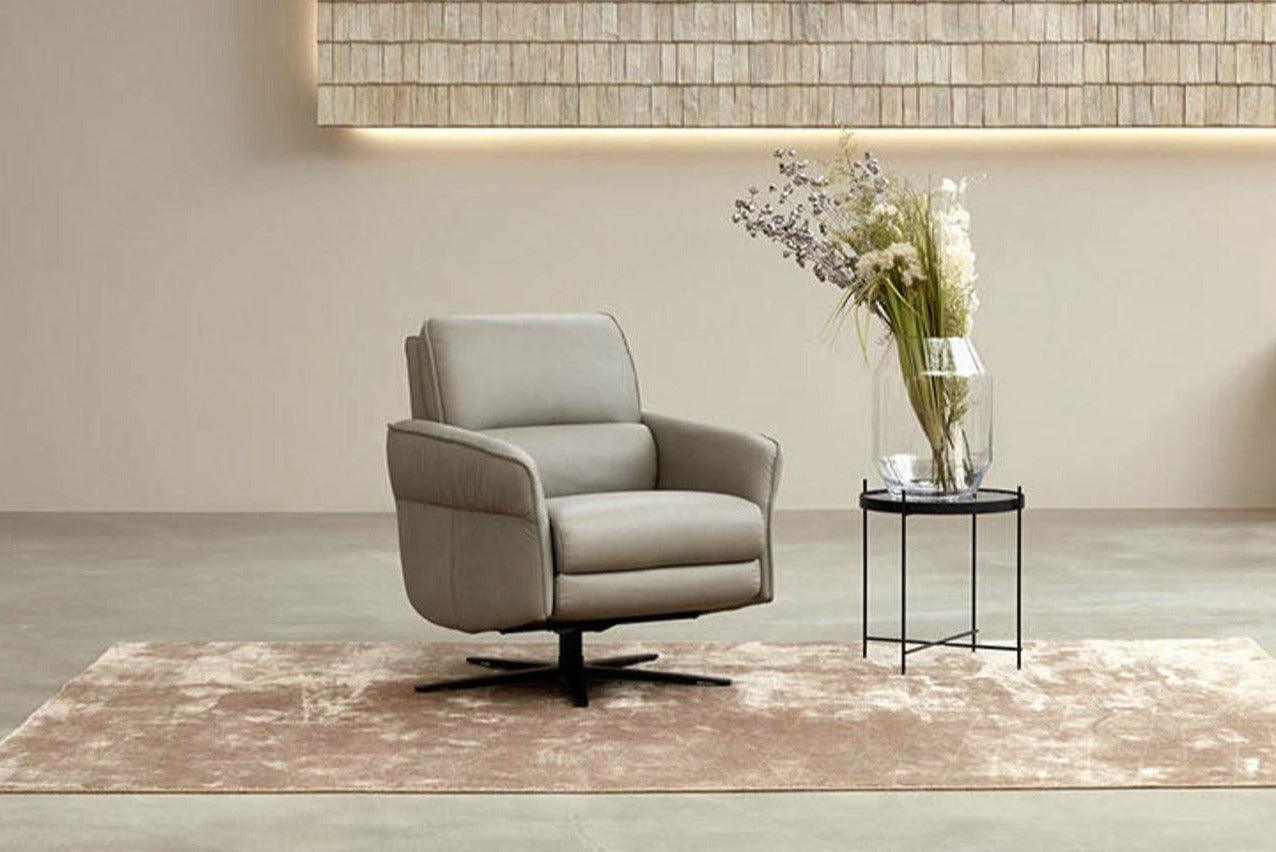 Aura Swivel Power Recliner by Himolla