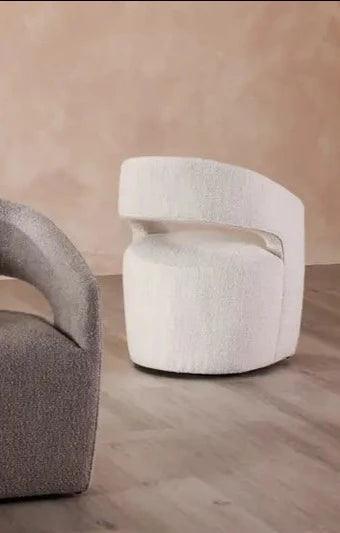 BARROW PERFORMANCE FABRIC ROLLING DINING CHAIR