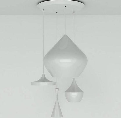 Lampada a sospensione a LED rotonda multi-luce della gamma Beat