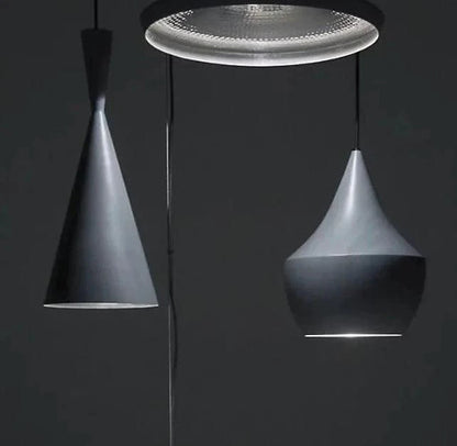 Lampada a sospensione a LED rotonda Beat Trio con luce multipla