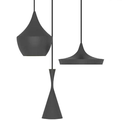 Lampada a sospensione a LED rotonda Beat Trio con luce multipla