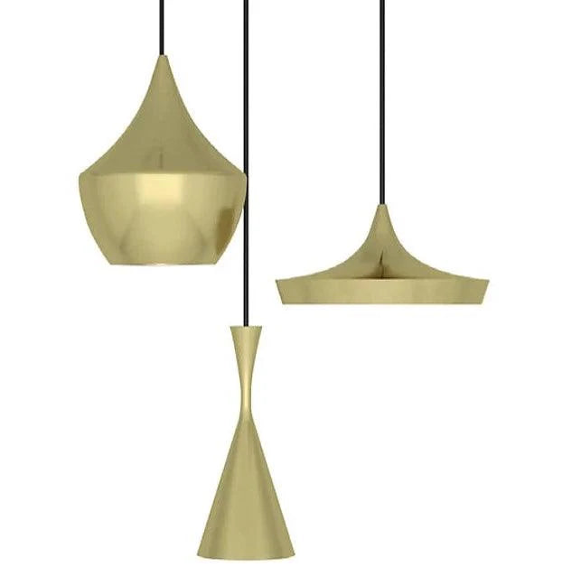 Lampada a sospensione a LED rotonda Beat Trio con luce multipla