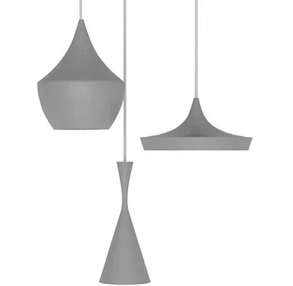 Lampada a sospensione a LED rotonda Beat Trio con luce multipla
