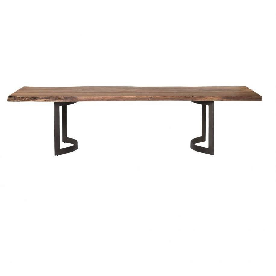 BENT SOLID SLAB DINING TABLE