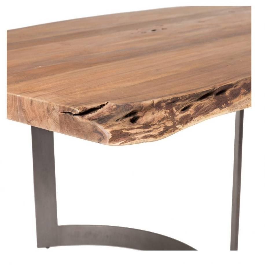 BENT SOLID SLAB DINING TABLE