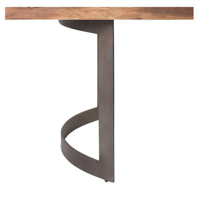 BENT SOLID SLAB DINING TABLE