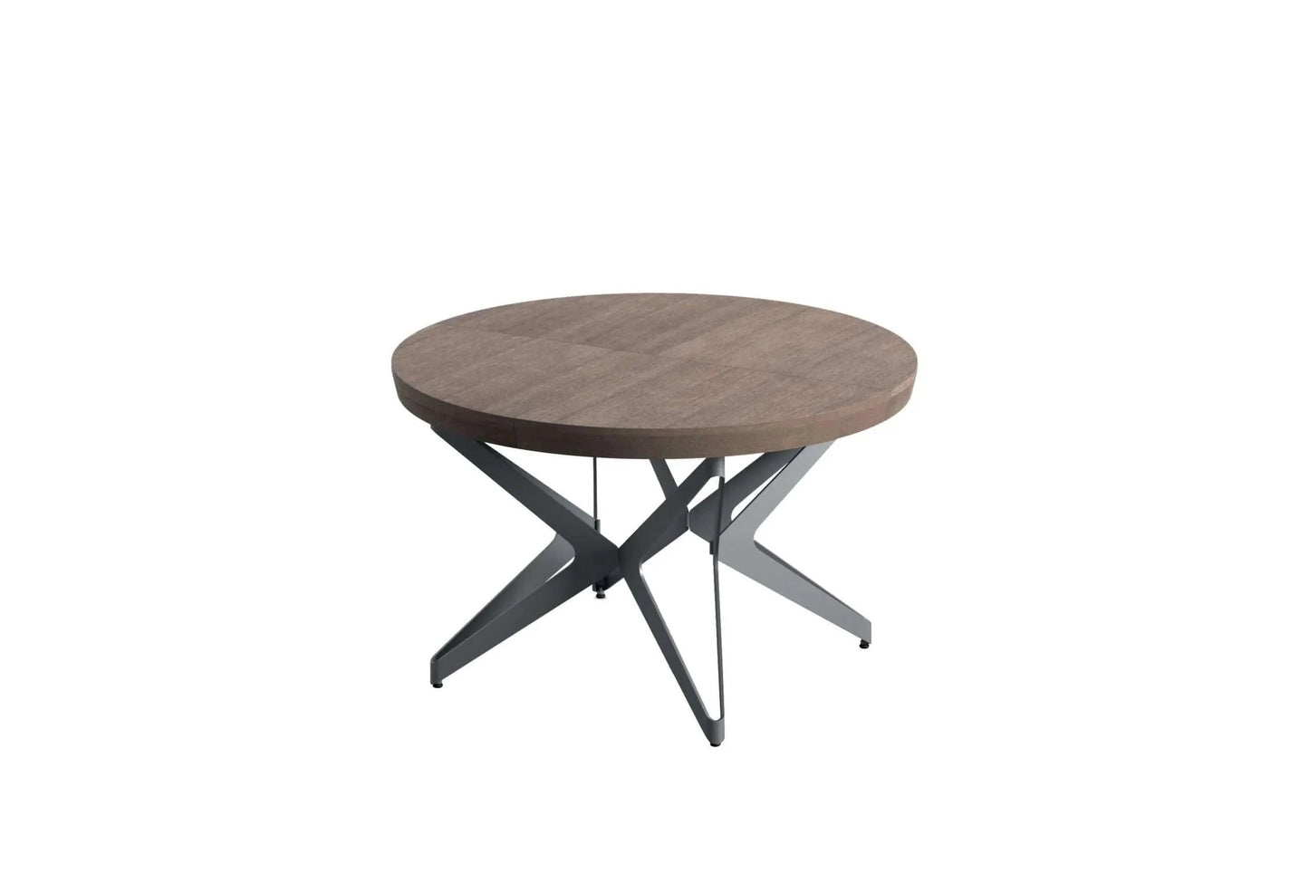 Big Round Expandable Dining Table By Ozzio Italia