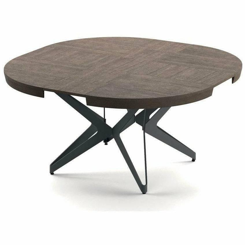 Big Round Expandable Dining Table By Ozzio Italia