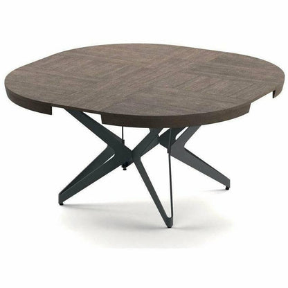 Big Round Expandable Dining Table By Ozzio Italia