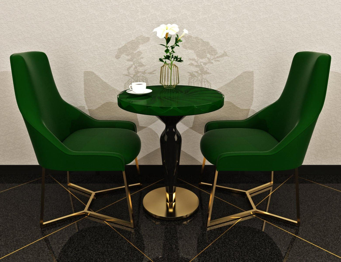 Bistro Wavy Round Table