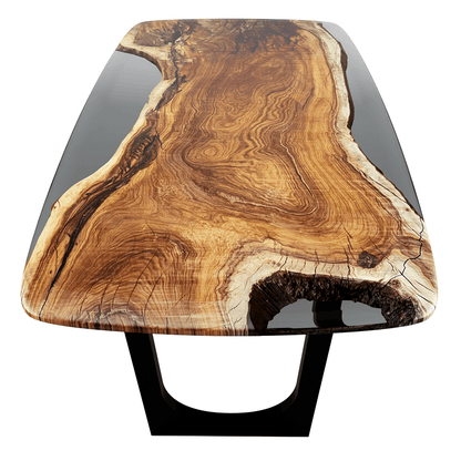 Black Carna Walnut Dining Table