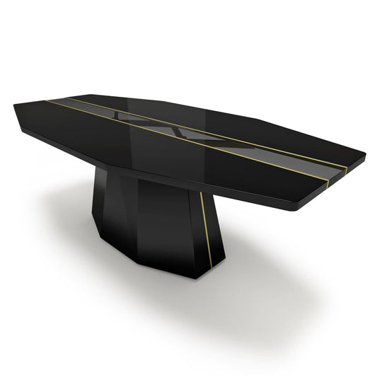 Black Line River Dining Table