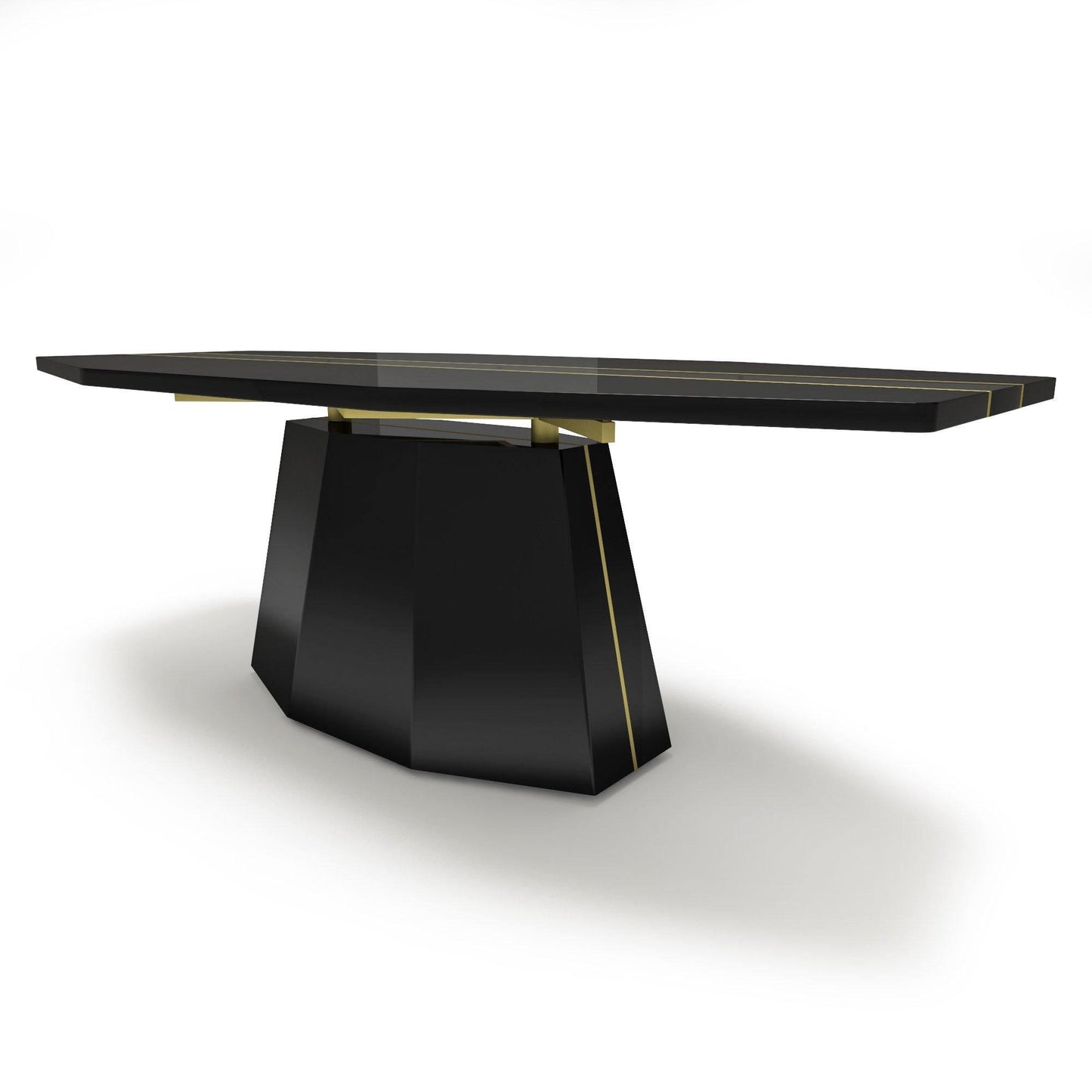 Black Line River Dining Table
