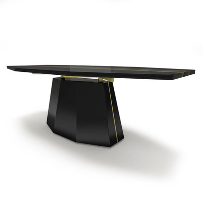Black Line River Dining Table