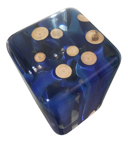 Blue Branches Cube
