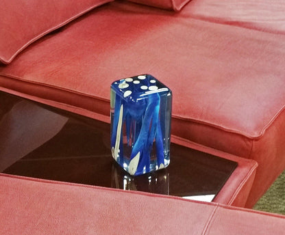 Blue Branches Cube