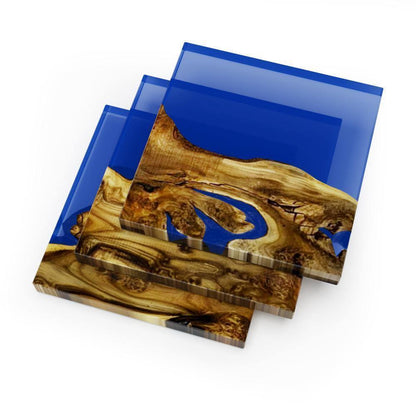 Blue Phaetusa Silverberry Wood Wall Art