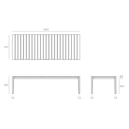 Bok Outdoor Dining Table