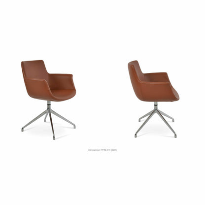 BOTTEGA SPIDER SWIVEL ARMCHAIR