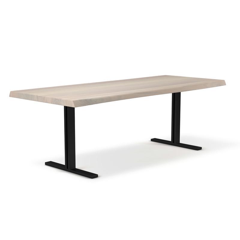 Brooks Natural Edge Dining Table - T Base