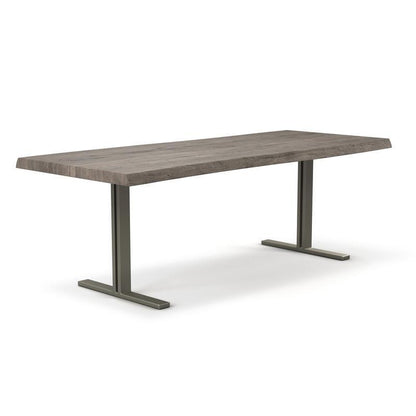 Brooks Natural Edge Dining Table - T Base