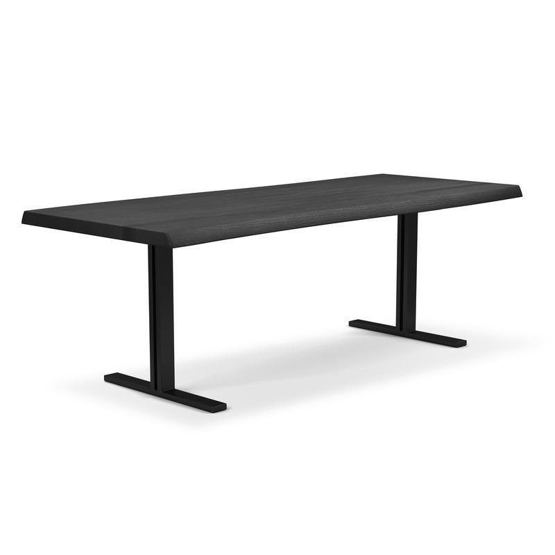 Brooks Natural Edge Dining Table - T Base