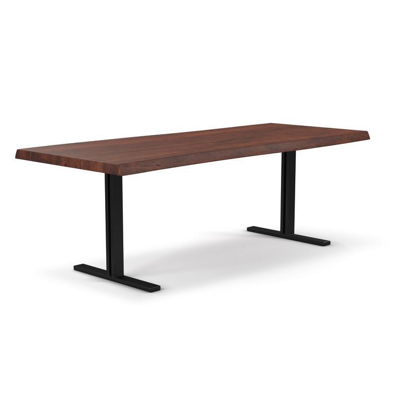 Brooks Natural Edge Dining Table - T Base