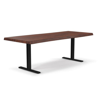 Brooks Natural Edge Dining Table - T Base