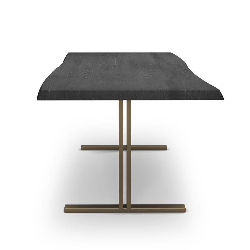 Brooks Natural Edge Dining Table - T Base