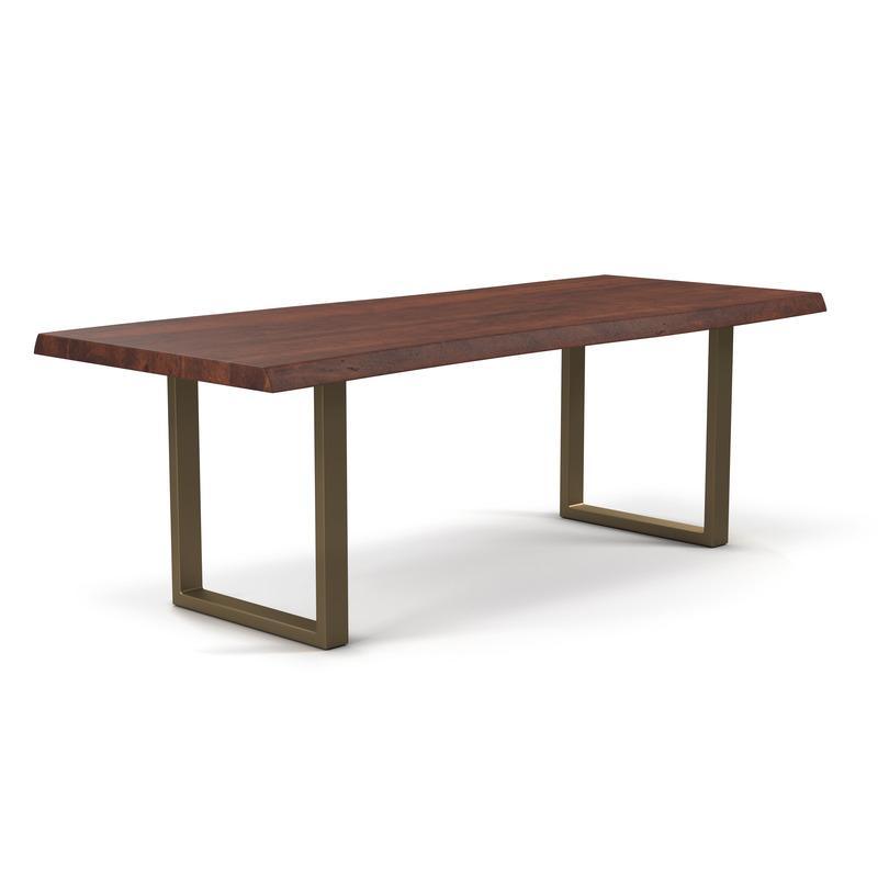 Brooks Natural Edge Dining Table - U Base