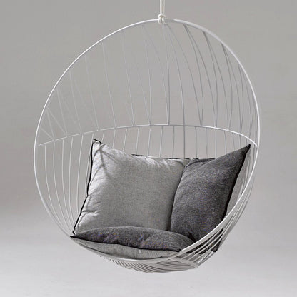 Bubble Outdoor Chair with Grey Cushions