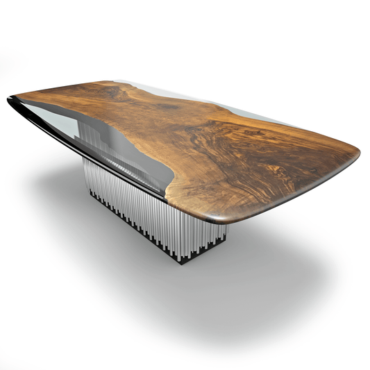 Camenta Walnut Wood Dining Table