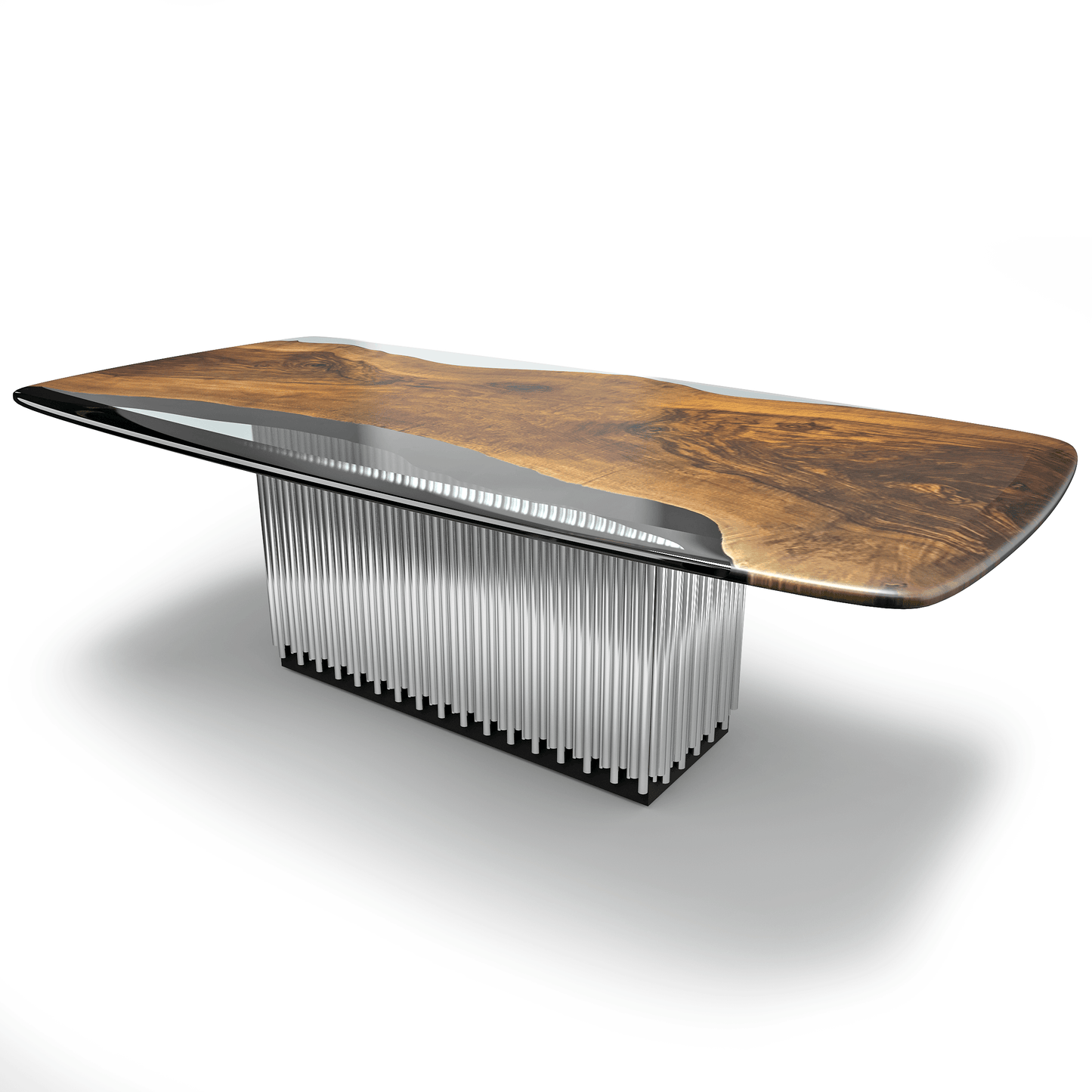 Camenta Walnut Wood Dining Table