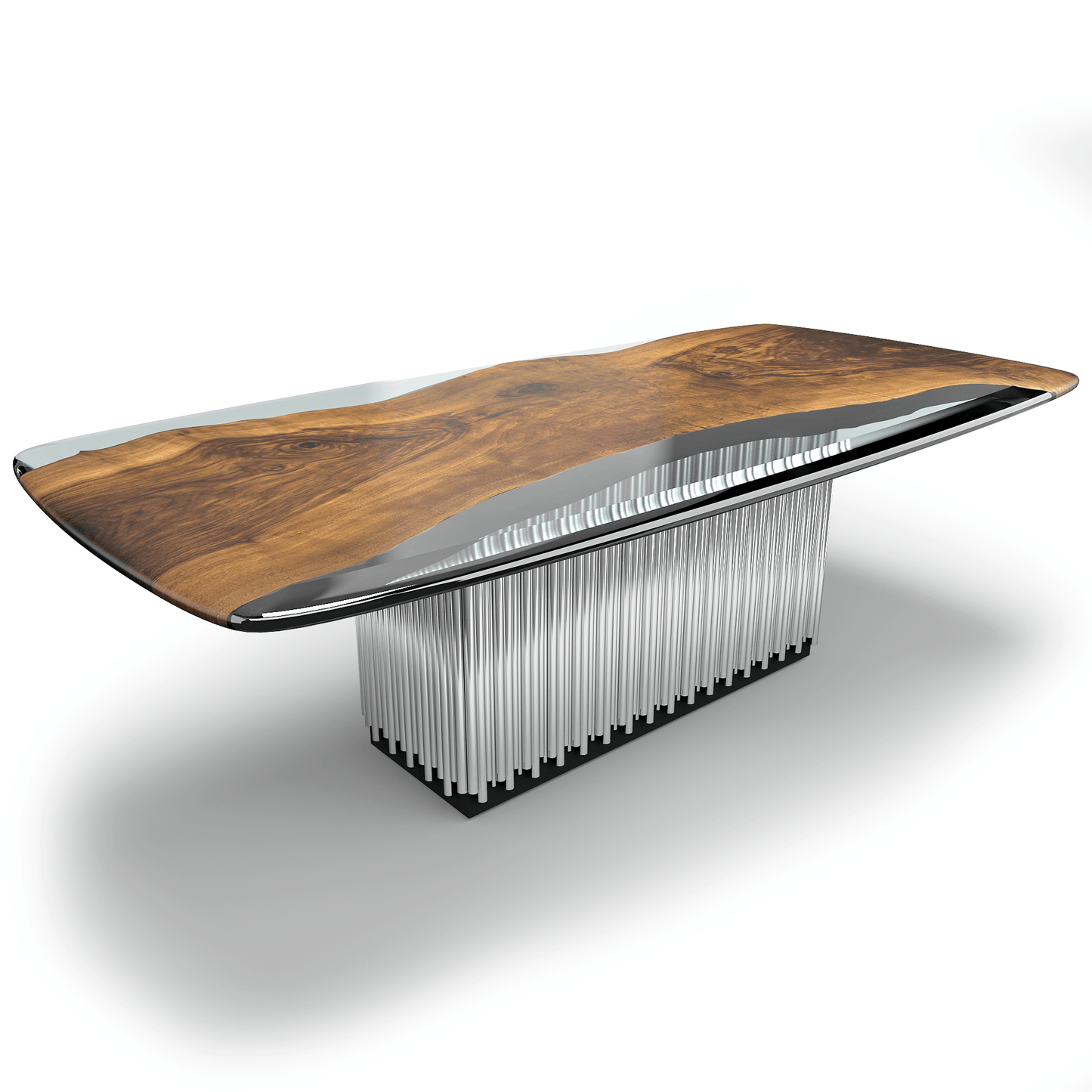 Camenta Walnut Wood Dining Table
