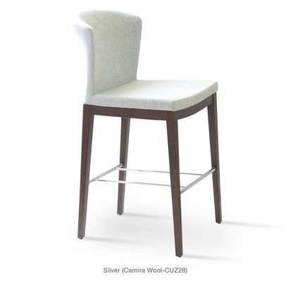 CAPRI WOOD HIGH BACK STOOL